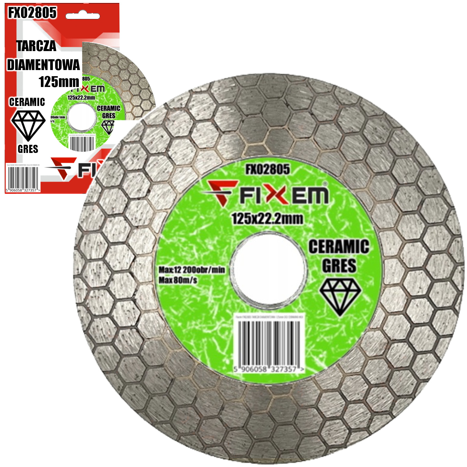 125 Mm Sechskant-diamantklinge Für Keramik