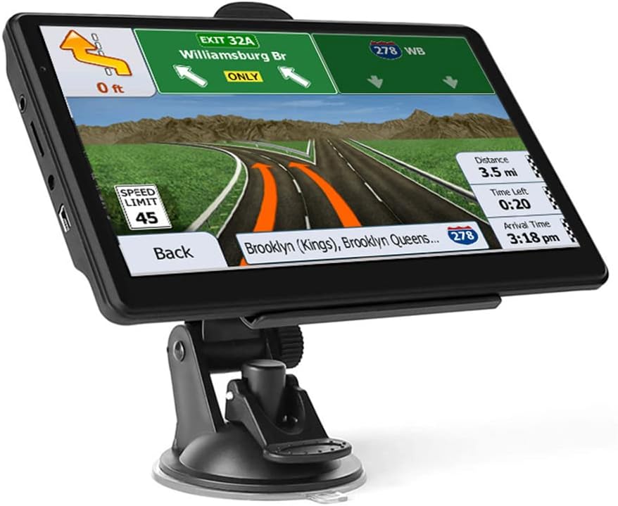 7-zoll-auto-gps, Gps Für Schwerlast-lkw, Automatische Navigation Mit Hd-touchscreen, Mehrsprachige Sprachführung, 2024 Uk-europa-karten Installiert, Kostenloses Lebenslanges Update, Für Auto, Lkw, Sch