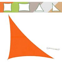 Sonnensegel – Orange – 5 X 5 X 7 M – 90 % Uv-schutz – Wetterbeständig