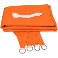 Wasserabweisendes Sonnensegel, Orange, 3 X 5 M