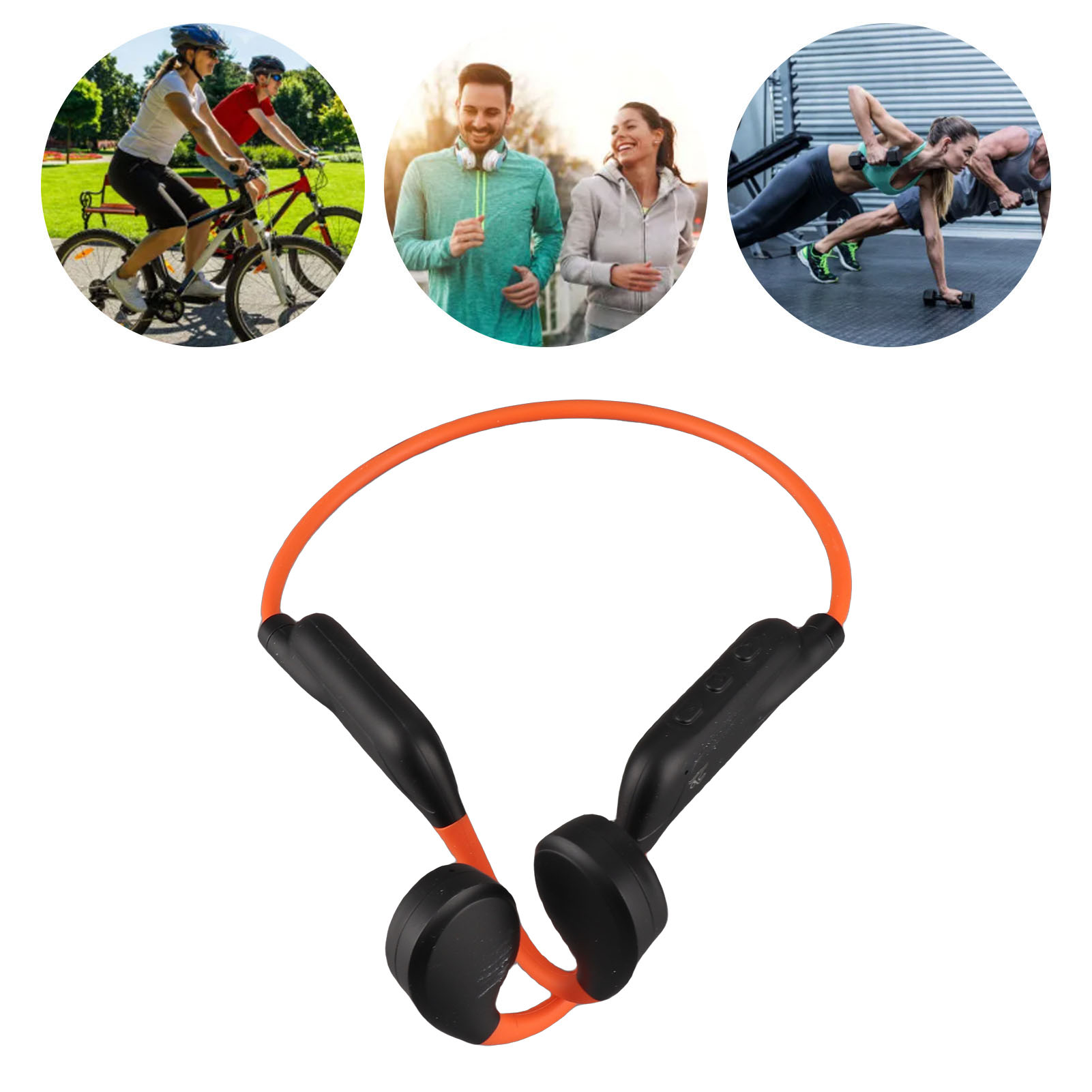 Bluetooth 5.4 Ip56 Knochenleitungskopfhörer Mit Klangverstärkung Und Abschirmung Gegen Schallverlust Für Sport Und Einen Aktiven Lebensstil