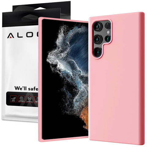 Alogy Dünne Soft-hülle Für Samsung Galaxy S22 Ultra Pink