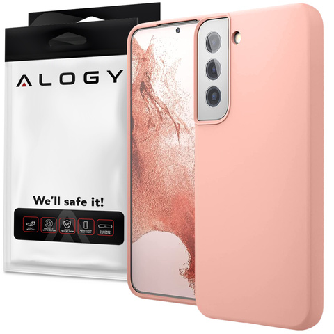 Alogy Dünne, Weiche Hülle Für Samsung Galaxy S22 Plus Pink