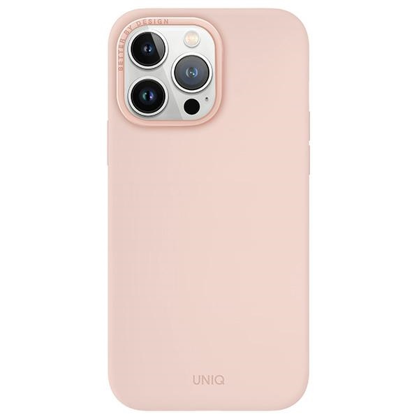 Uniq Lino Hue Iphone 15 Pro Max 6,7" Magclick Ladehülle Pink/blush Pink