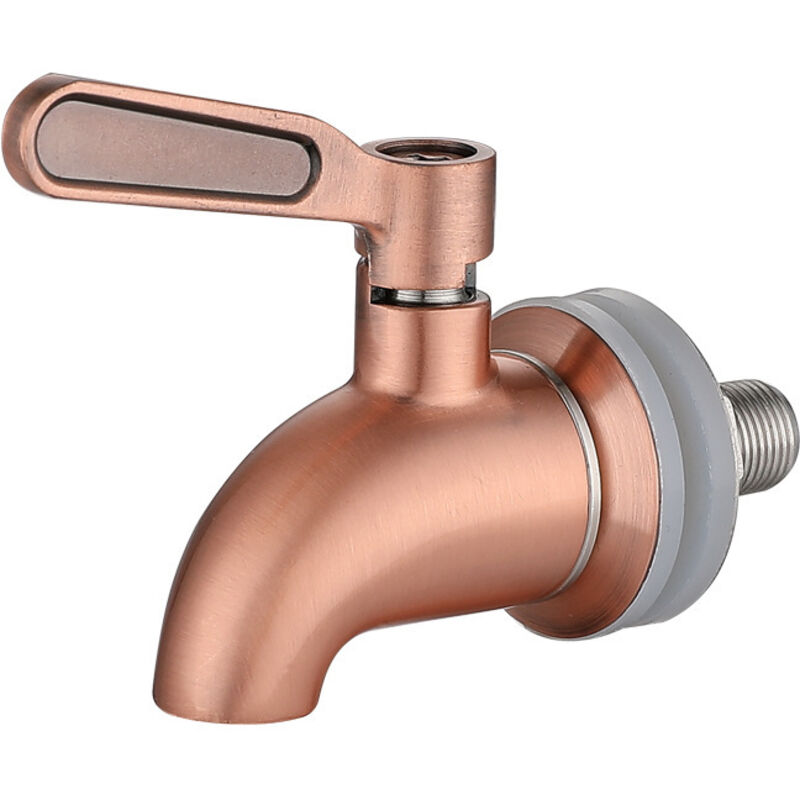 Drehbarer Wasserspender Aus Edelstahl 304 Für Saft, Bier Und Wein – Roségoldene Ausführung, Kompaktes Und Robustes Design