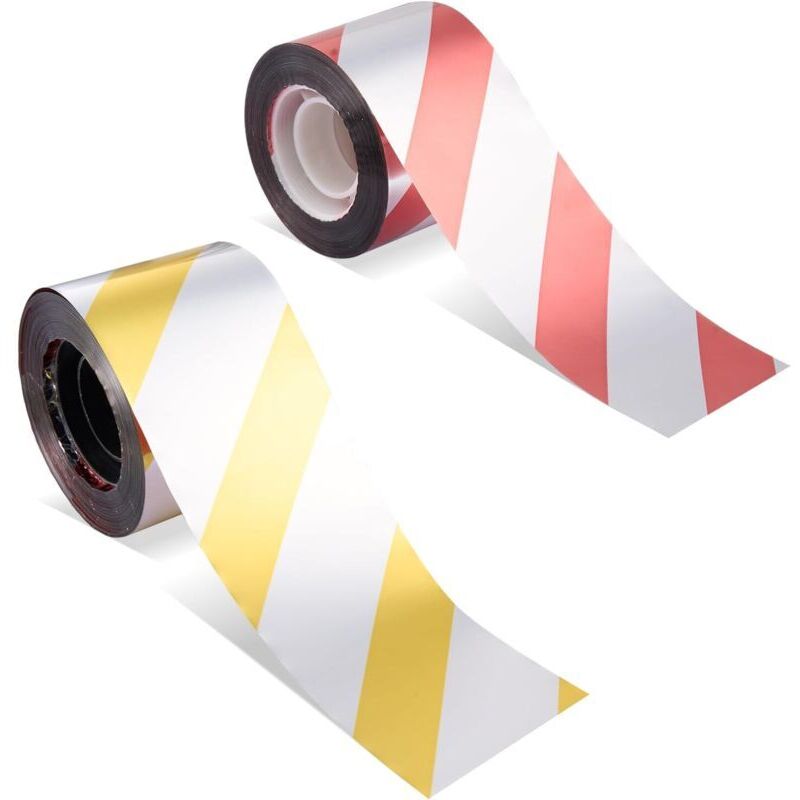 Ruban Anti-oiseaux Rouge Et Jaune (4,8 Cm X 100 M), Réfléchissant Et Holographique, Pour Repousser Les Oiseaux Et Les Pigeons