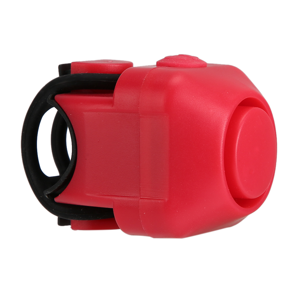 Mini-fahrradklingel, Tragbar, Elektronisch, Ip66-regenschutz, Rotes Abs