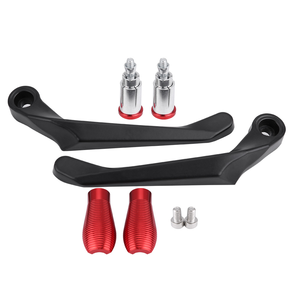 Motorrad-hebelschützer [aluminium] [22 Mm] [rot] [paar] – Schutz Vor Versehentlichem Kontakt