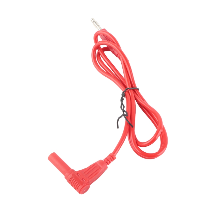 Messleitungssatz Mit Bananenstecker, Schutzstecker, 4 Mm, Rot