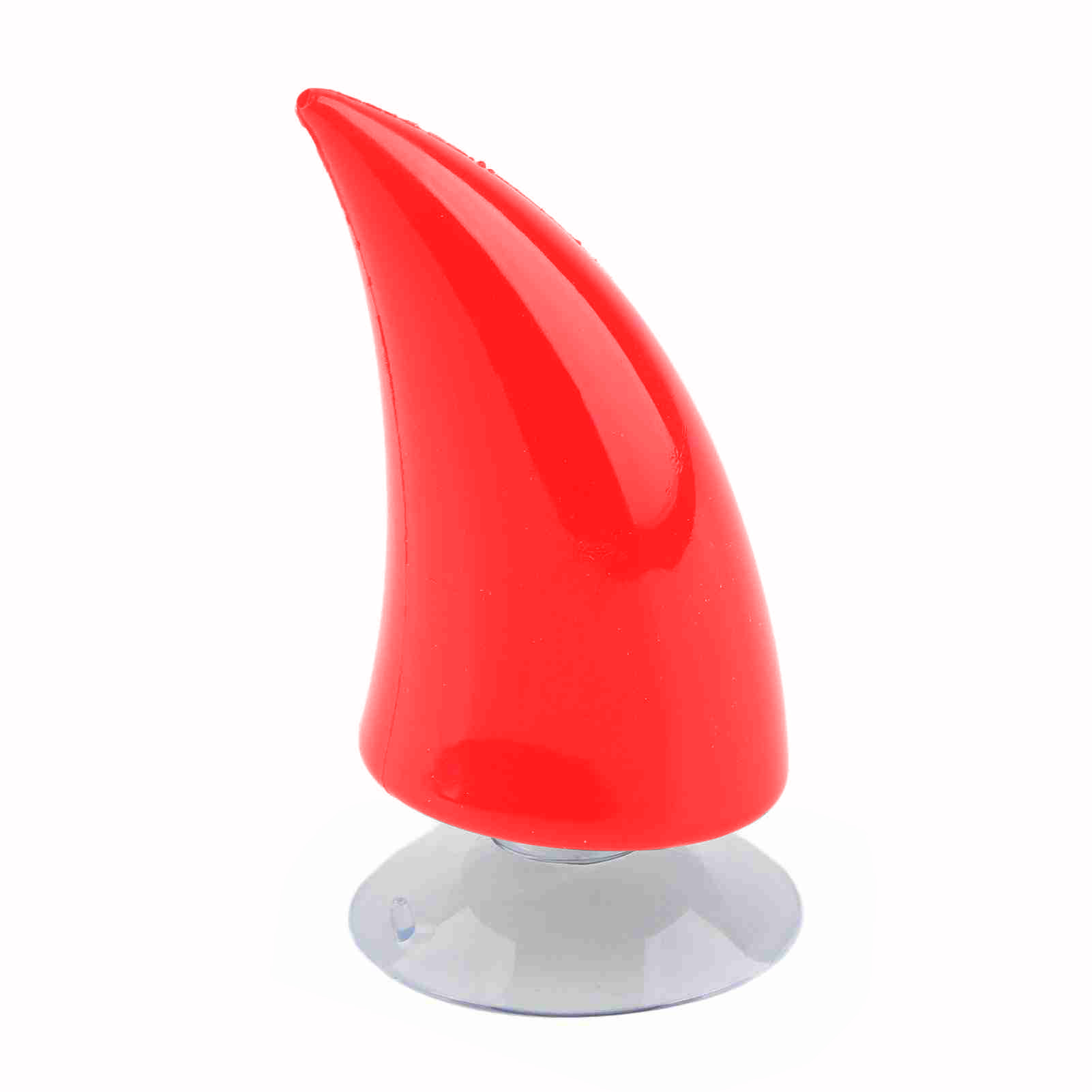 Motorradhelm-accessoire Aus Gummi Mit Dämonenhorn-motiv, Rot, Für Verbesserte Dekoration Und Stoßfeste Schutzhülle