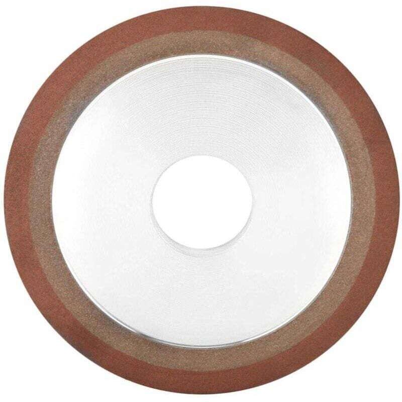 125 Mm Durchmesser Ø × 32 Mm Bohrung, Kunstharzbeschichtete Diamantschleifscheibe – Zum Schleifen Und Polieren Von Gehärtetem Stahl, Stein Und Schleifmitteln