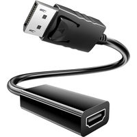 1 Displayport-zu-hdmi-adapter, 4k-uhd-auflösung, Verriegelungsanschluss, Für Pc, Fernseher, Projektor