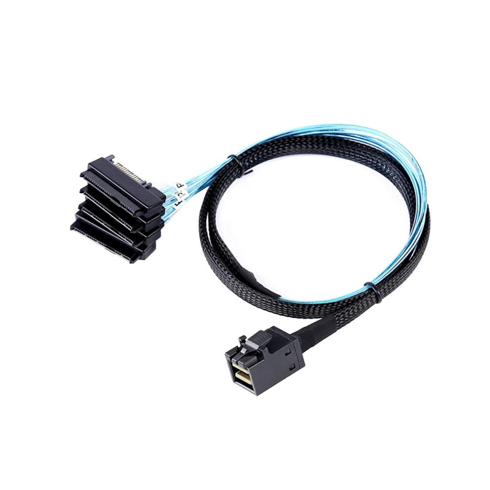 12g Hd Sas Kabelverbinder Sff8643 Auf 4x 29-pin Sas Sff8482 Mit 15-pin Stromanschluss Controller