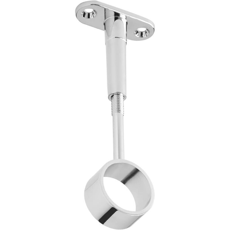 Zentrale Halterung Für Runde Kleiderstange Ø 25 Mm – 2-teiliges Set Aus Robustem Metall, Einfache Wandmontage