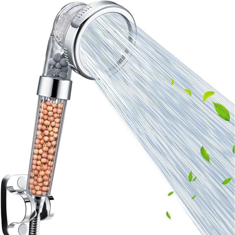 Handbrausekopf Mit Ionenfilter, Hohem Wasserdruck Und 3 Strahlarten – Ideal Für Trockene Haut Und Haare