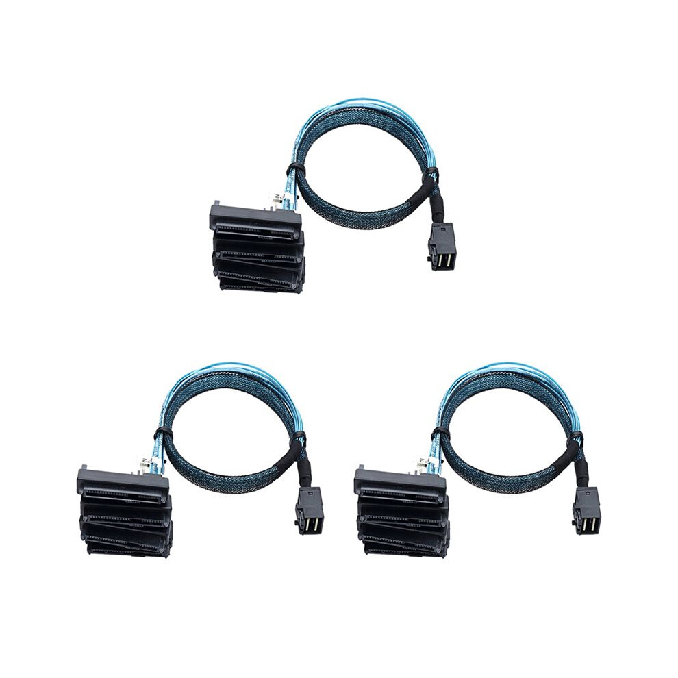 3x Sff-8643 Auf Sff-8482 4x29-pin Sas Festplatten-serverkabel 3.33tf/1m