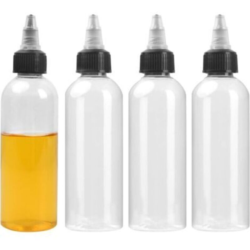 Tragbare, Quetschbare Saucenflaschen – Set Mit 4 Lebensmittelechten, Weichen Kunststoffflaschen Für Senf, Ketchup Und Scharfe Saucen