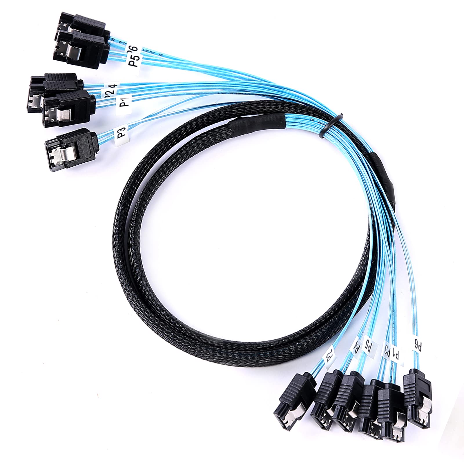 Sata-iii-kabel – 1 M – 6 Stück/los – 6 Gbit/s – Langes Sata-kabel Als Ersatz Für Bitcoin-computer, Server, Cd/dvd-laufwerke, Raid, Hdd/ssd (3,3 Fuß)