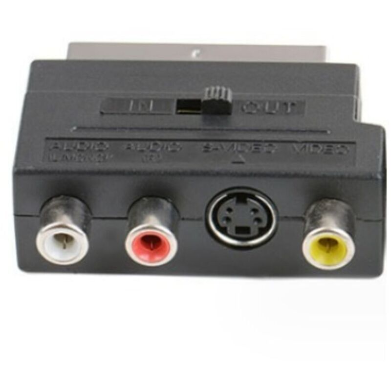 21-poliger Scart-zu-rca-konverter – Komponentenvideokabel Mit Audio, Kompatibel Mit Fernsehern Und Dvd-playern