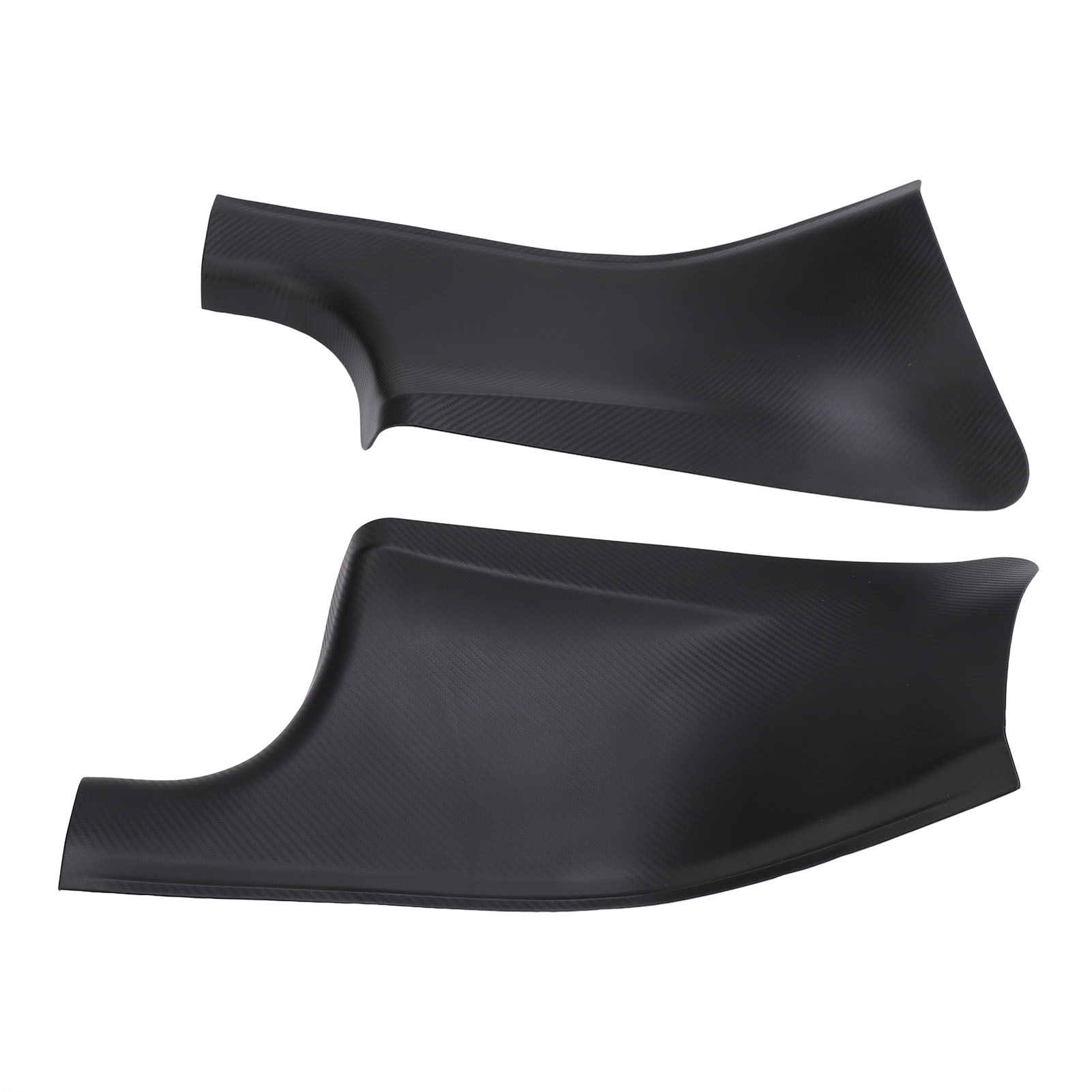 Türstufenschutz Für Tesla Model Y 2021–2024 – 2 Abs-platten Mit Carbon-finish
