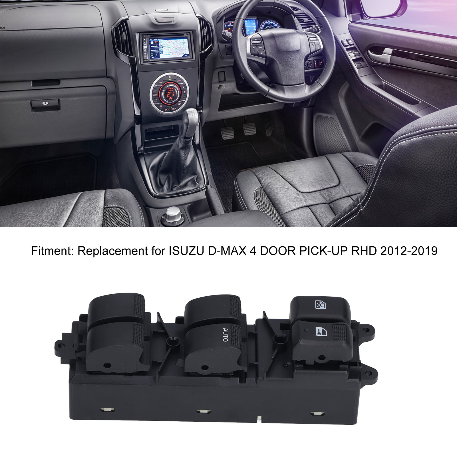 Elektrischer Fensterheberschalter 8981922511 Für Isuzu D-max 4-türer Pickup Rhd 2012-2019