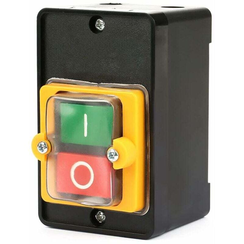 Drucktaster, Wasserdichter Netzschalter, 220 V Ac / 380 V Ac, 10 A, Einphasig/dreiphasig, Ein-/ausschalter Mit Gehäuse
