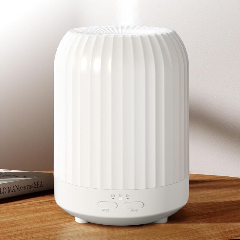 Leiser 250-ml-ultraschall-luftbefeuchter Mit Timer Und 7-farbiger Led-beleuchtung – Ideal Für Babys, Hotels Oder Pflanzen