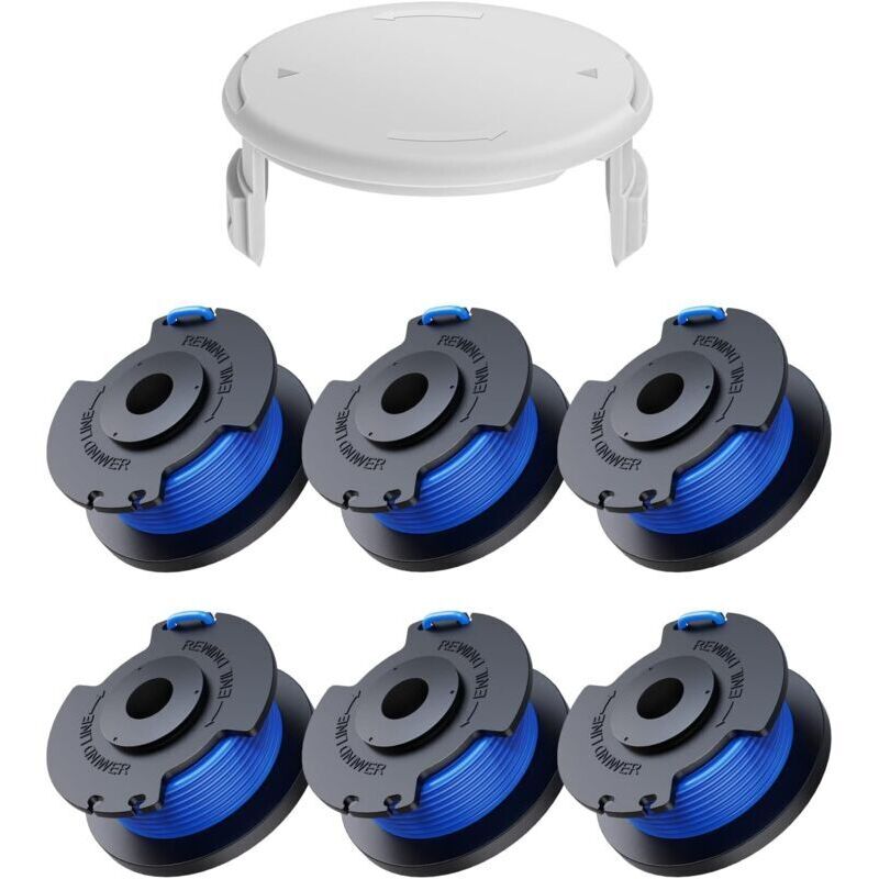 Ersatz-trimmerfadenspule Für Ryobi One+ Ac14rl3a (18v/24v/40v) Freischneider – Ø 1,6 Mm, 20,11 M, 6er-pack + 1 Schutzhülle