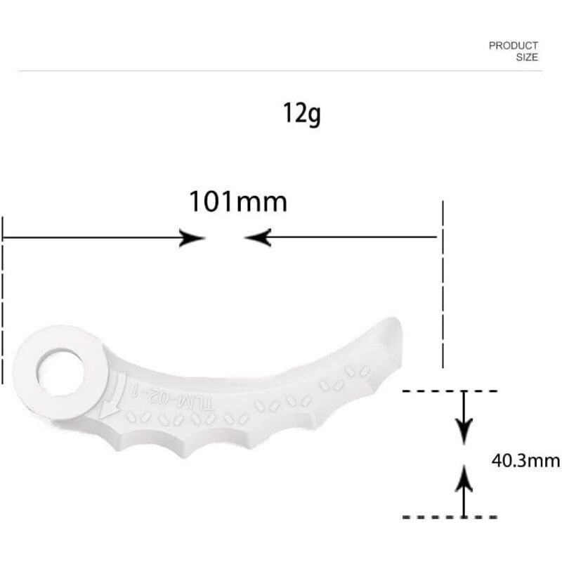 Kunststoffklinge Für Makita Freischneider – 12er-packung, Kompatibel Mit Den Modellen 198426-9, 198383-1 Und Dur187u/l