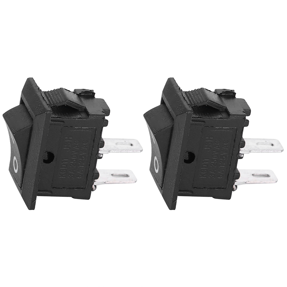 Kcd11 2-positionen-schalter Aus Pa66 Nylon, 20er-packung Schwarze Wippschalter