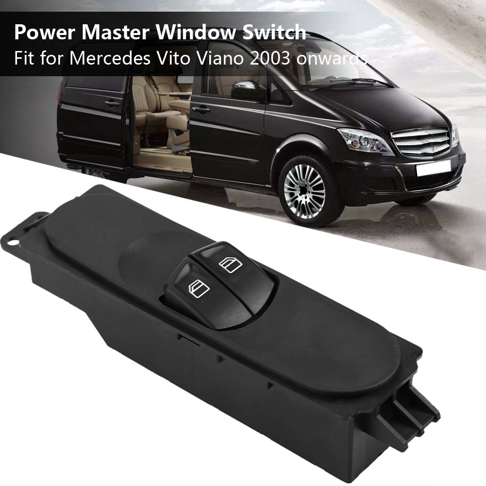 Hochwertiger Elektrischer Fensterheber-hauptschalter Für Mercedes Vito/viano (6395451513) – Schwarz, Einfache Montage