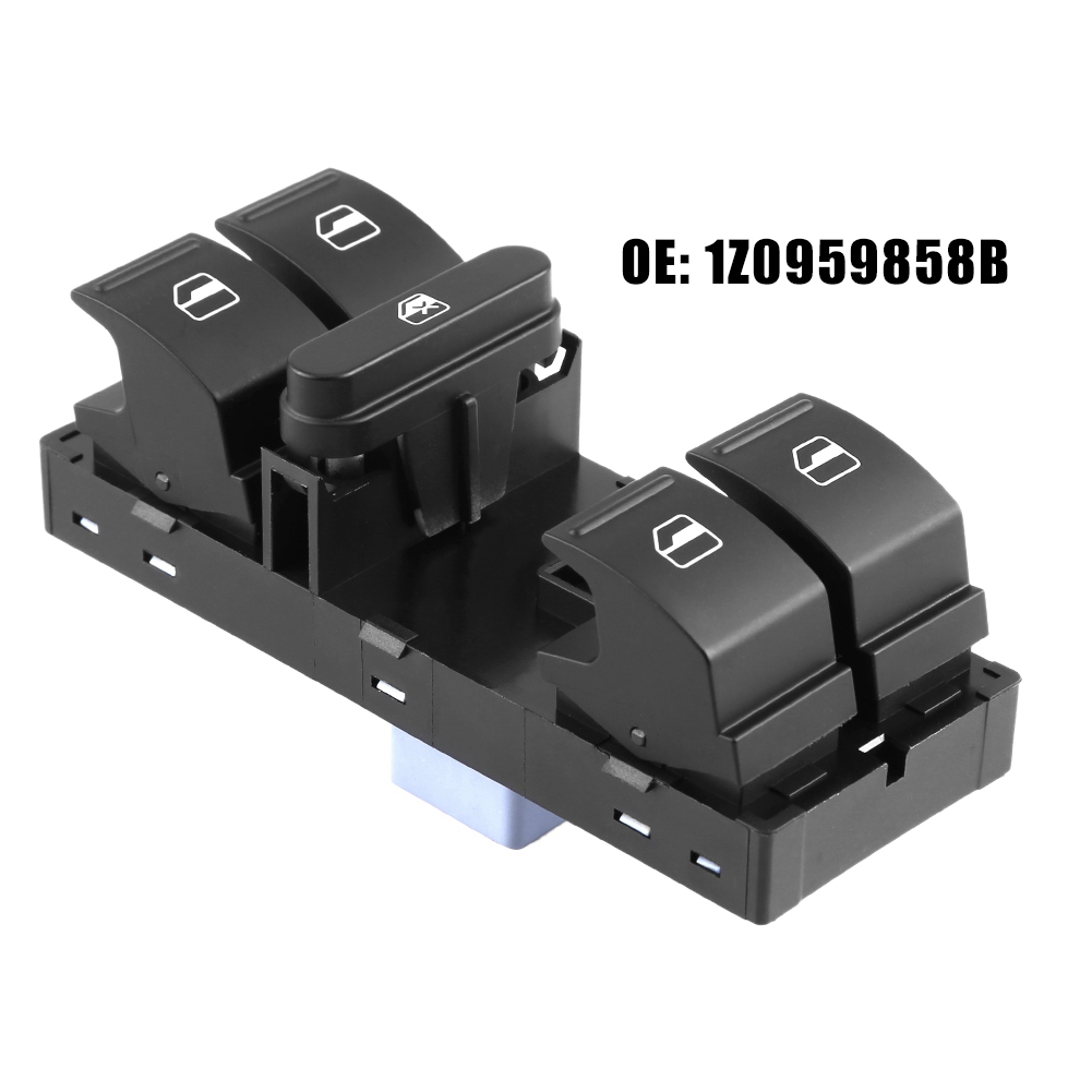 Elektrischer Hauptfensterheberschalter Für Skoda Fabia Octavia Superb 1z0959858b - Abs, Schwarz, Nachrüstteil