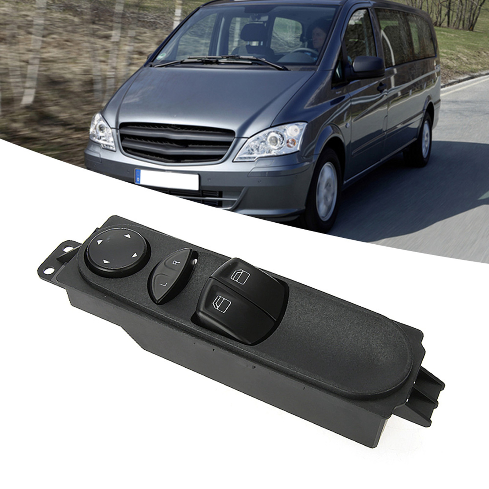 Hauptschalter Für Elektrische Fensterheber 63954-50913, Kompatibel Mit Mercedes-benz Vito W639 2003-2014