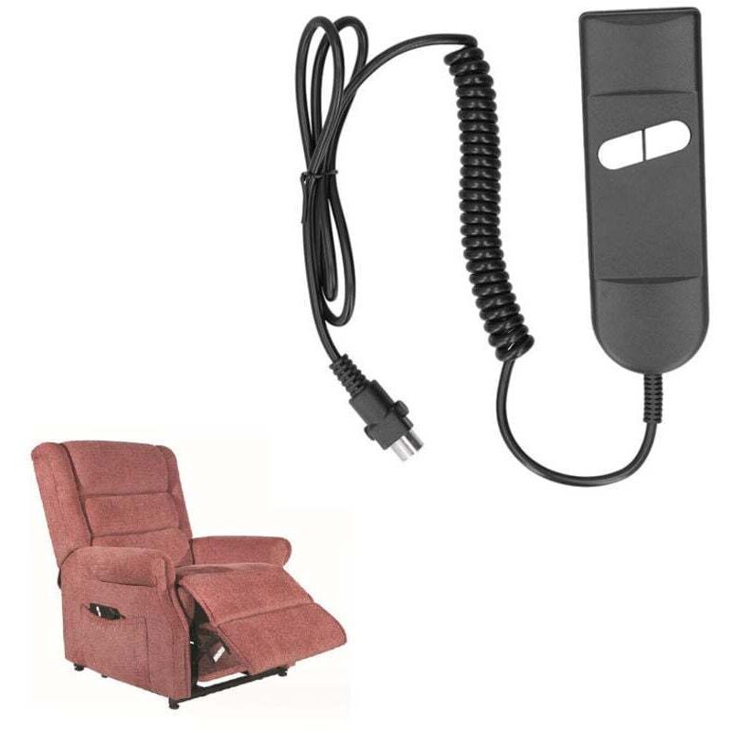 Zwei Tasten, 5 Pins, Elektrisch Verstellbarer Oder Aufrichtbarer Rollstuhl, Ersatzteile Für Verstellbare Rollstühle, Manueller Schalter Für Elektrisch Verstellbare/aufrichtbare Rollstühle