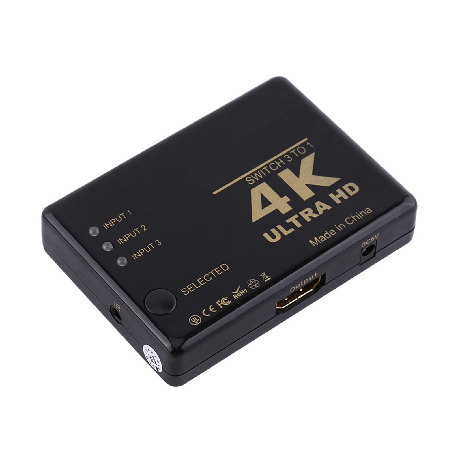 3-port 4k Ultra Hd/1080p Hdmi-switch/verstärker/wahlschalter Mit Fernbedienung