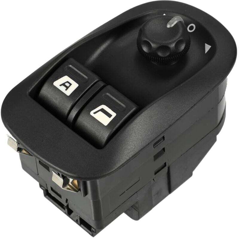 Elektrischer Schalter Zum Anklappen Der Außenspiegel Für Peugeot 206 (2000–2009), Robuster Schwarzer Kunststoff, Originalkompatibel