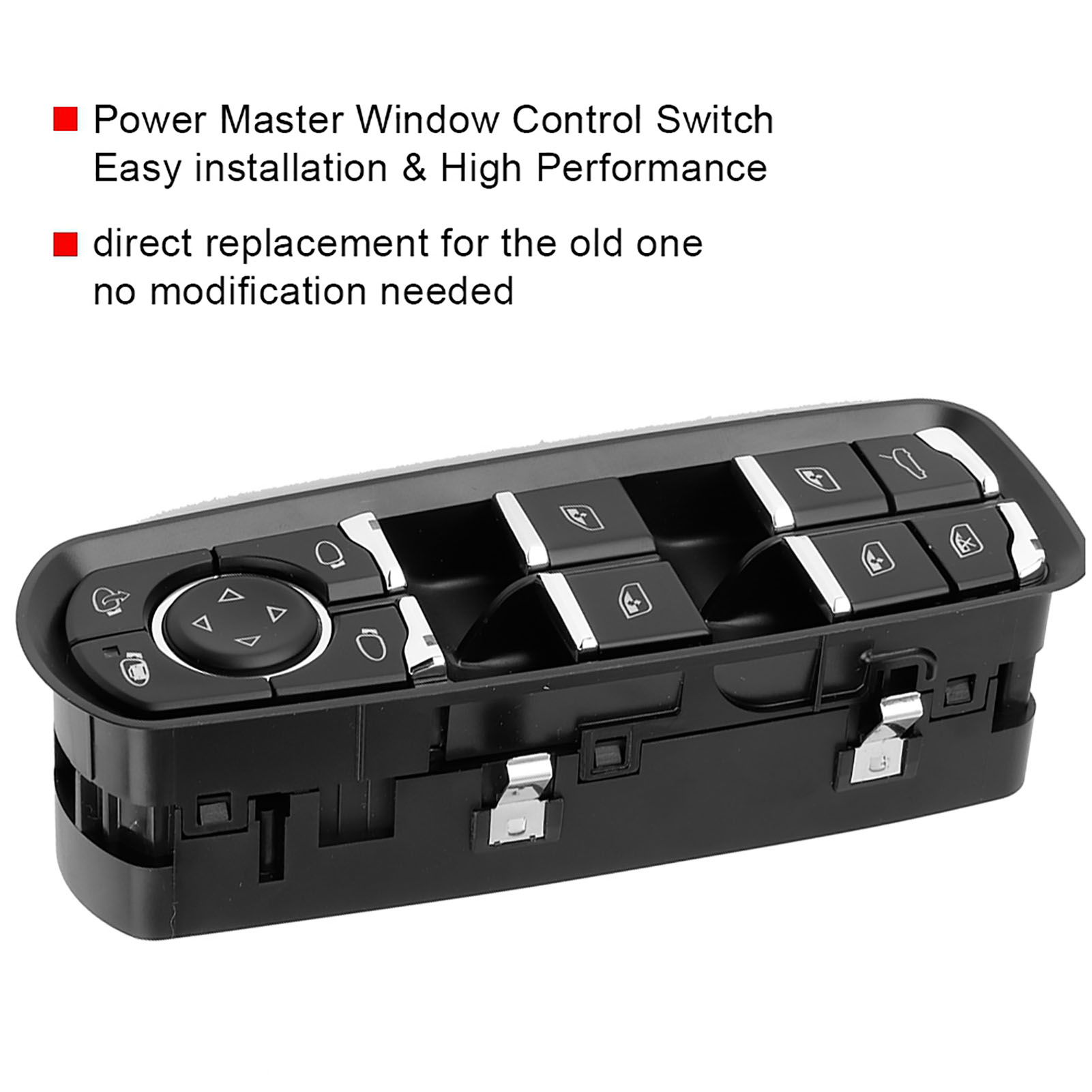 Hauptschalter Für Elektrische Fensterheber Für Porsche Cayenne Panamera (2011–2016), Abs Schwarz, Neuteil (originalteil)