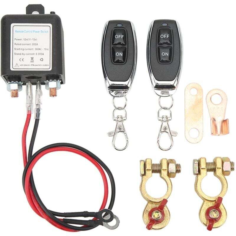 12v Batterietrennschalter – 200a Funk-leistungsschalter Mit Fernbedienung Für Auto, Boot Und Wohnmobil