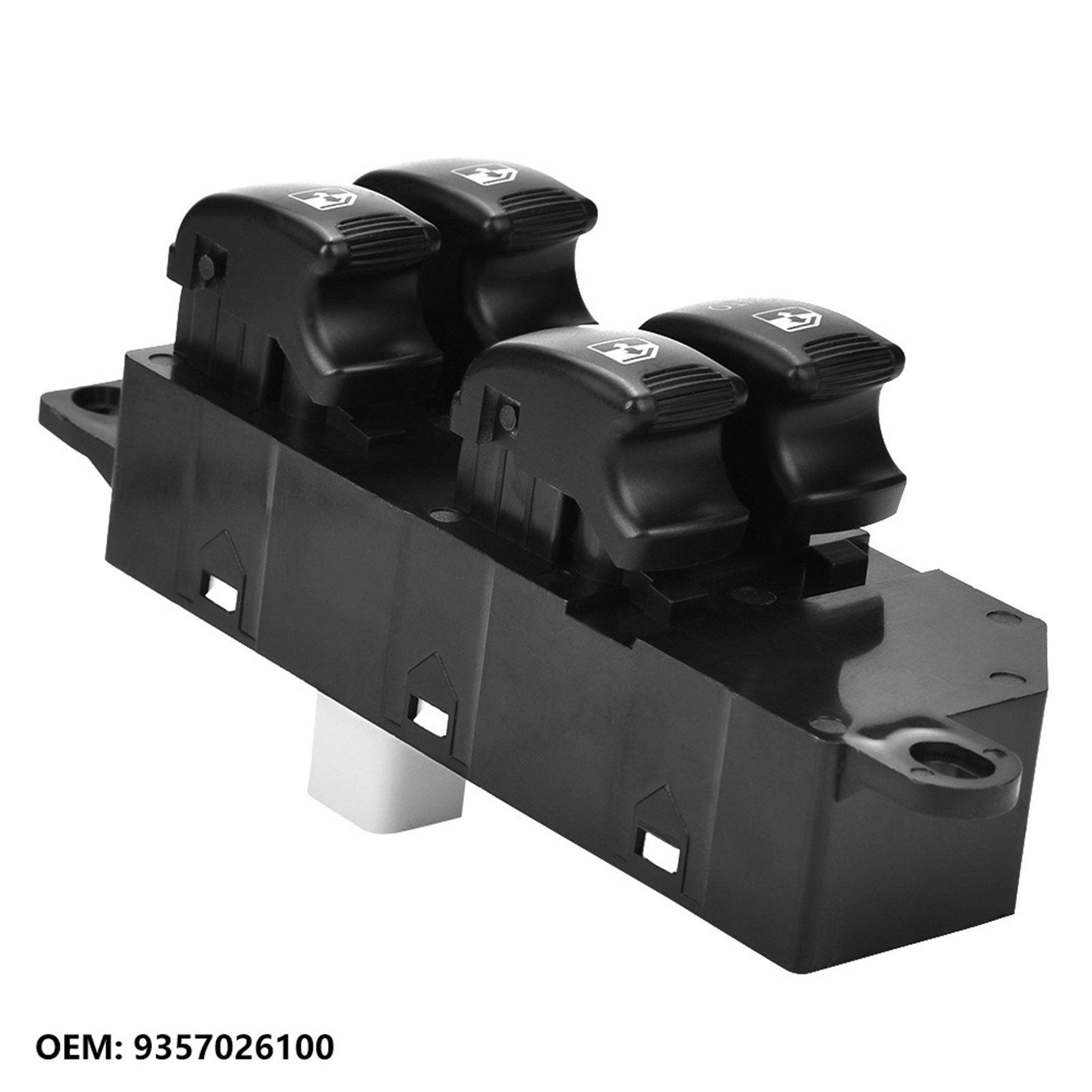 Fensterheberschalter Für Santa Fe 2003–2006 – Oem-teilenummer 9357026100 – Schwarzer Kunststoff