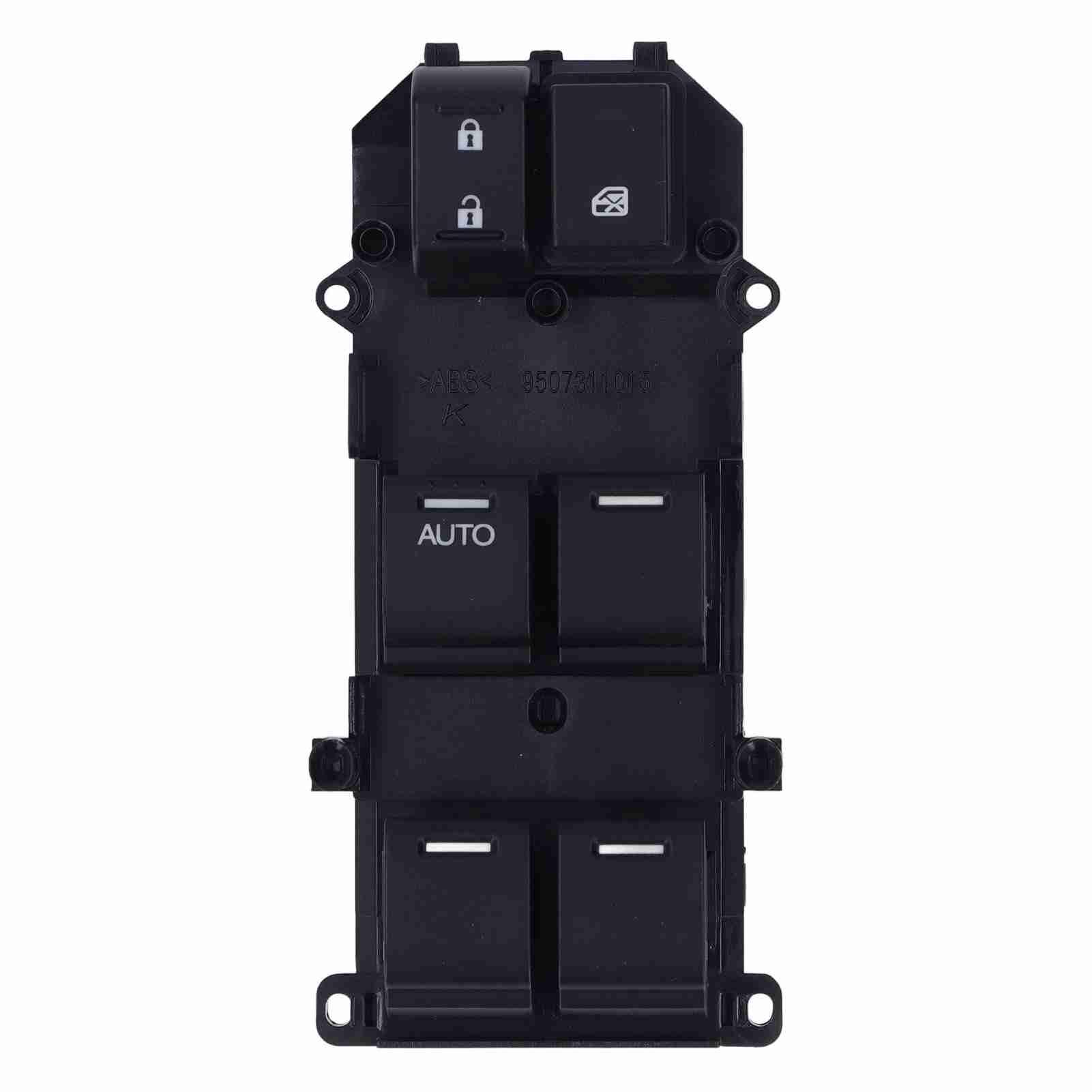 Elektrischer Fensterheberschalter Links (fahrerseite) 35750-tbo-h01 Abs Schwarz, Kompatibel Mit Honda Accord 2008-2013