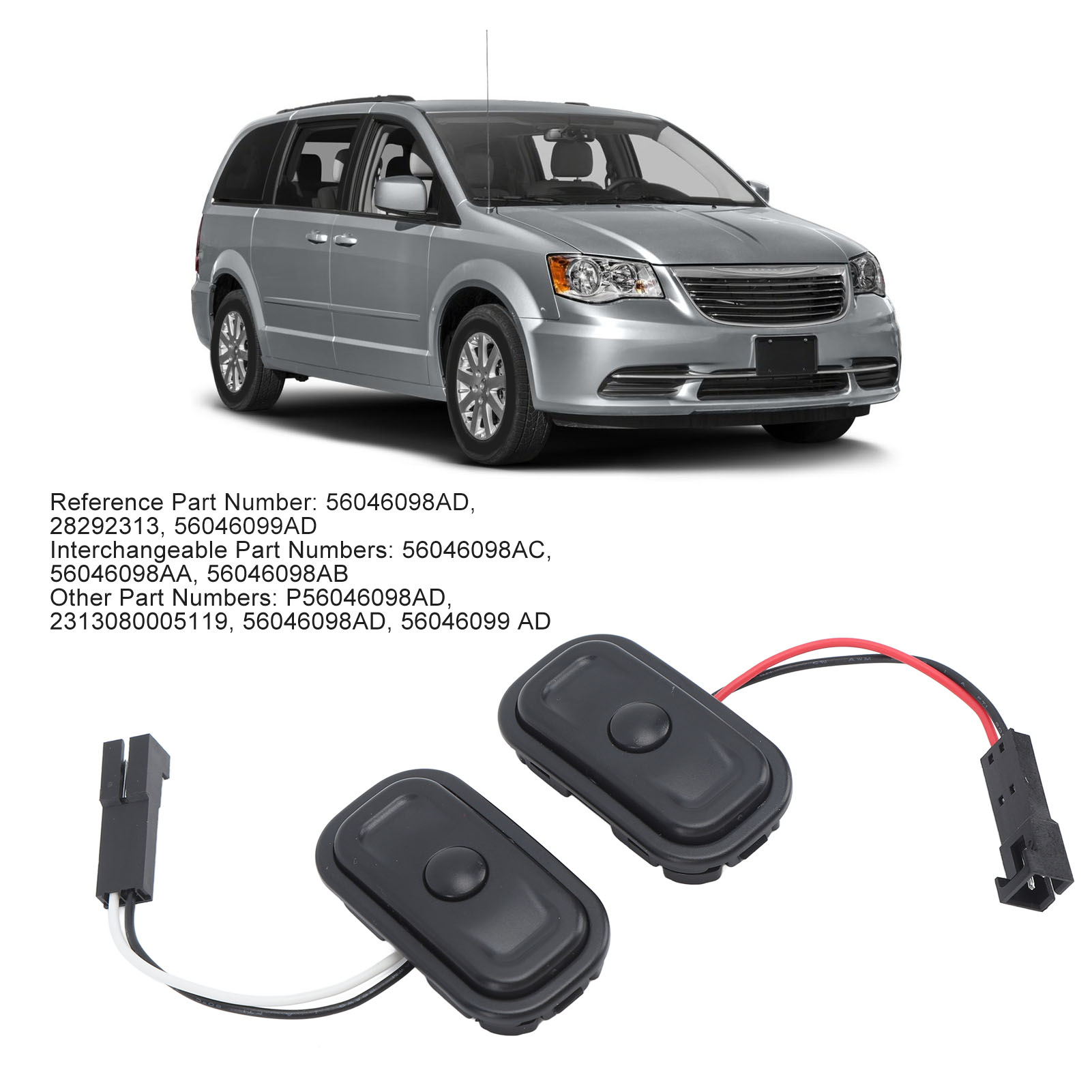 Oem Direkt-radioschalter Am Lenkrad 56046098ab – 2er-pack – Kompatibel Mit Jeep Grand Cherokee Liberty