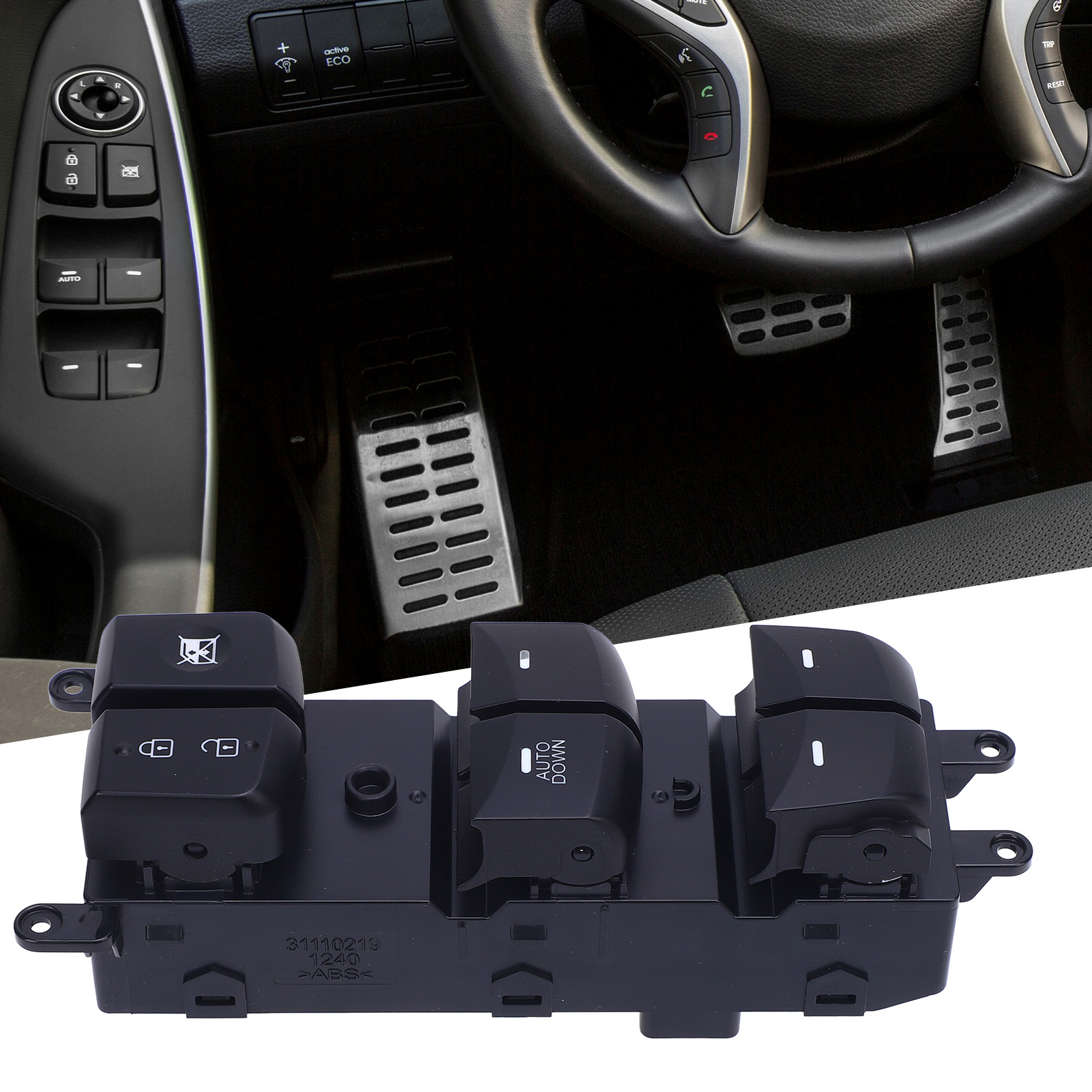 Elektrischer Fensterheberschalter Links (fahrerseite) 93570 A5100 Für Hyundai Elantra Gt 2014-2016