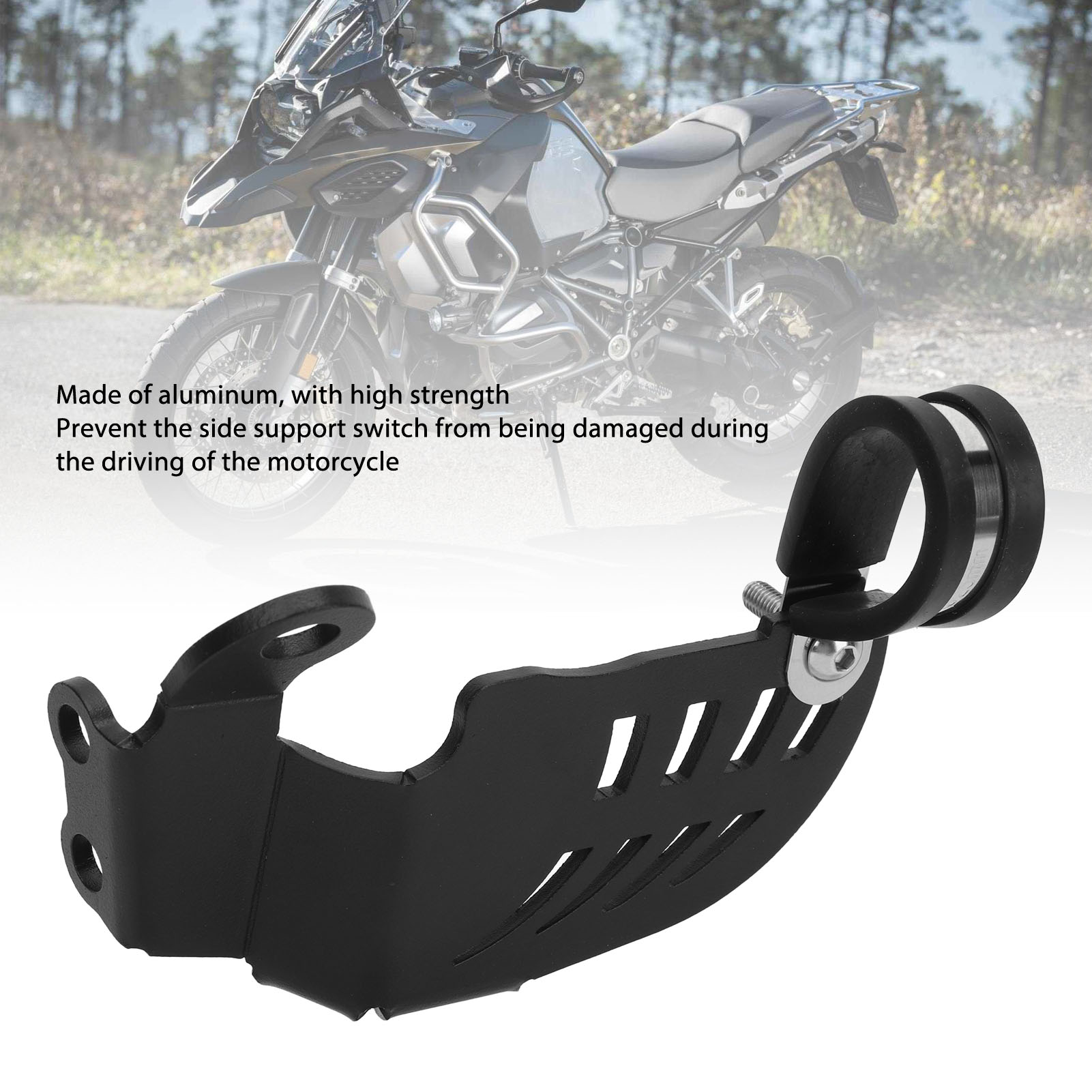 Seitenständerschalter-schutz Aus Aluminium Für Bmw R 1200gs Lc / 1250gs Lc (2014–2021) – Schwarzes Motorradzubehör