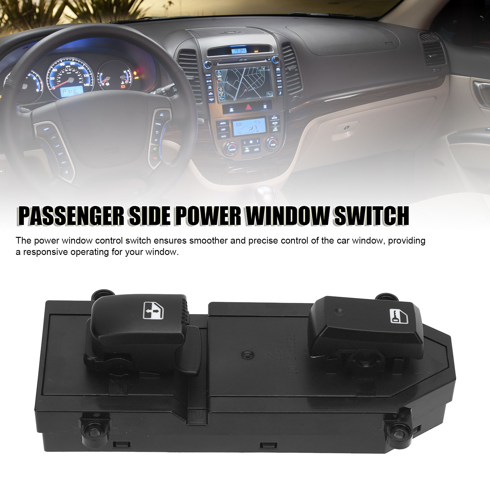 Elektrischer Fensterheberschalter Rechts Beifahrerseite 93575-2b000 Hohe Reaktionsfähigkeit Und Verstärktes Abs Für Santa Fe 2007-2012