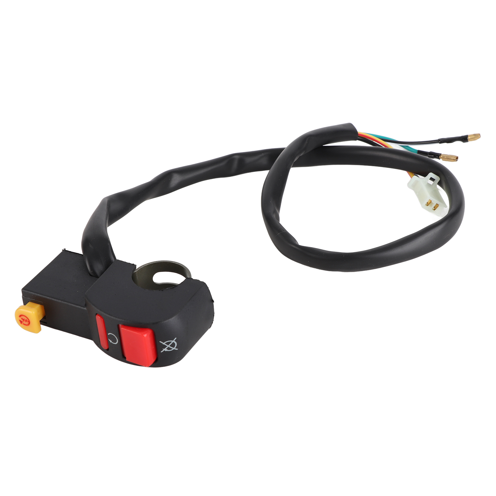 Motorrad-filzschalter 7/8" Lenker - Schwarzer Ein/aus-schalter Für Nebelscheinwerfer Und Hupe