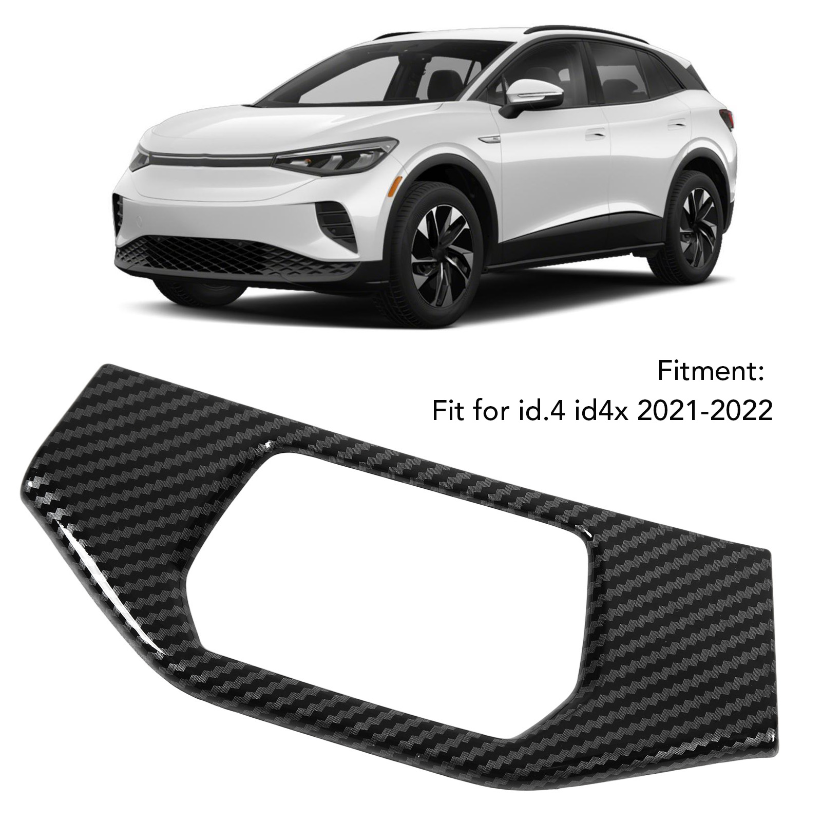 Abdeckung Für Den Scheinwerferverstellschalter Aus Kohlefaser Für Volkswagen Id.4 / Id.4x 2021–2022 Schutzklebeleiste