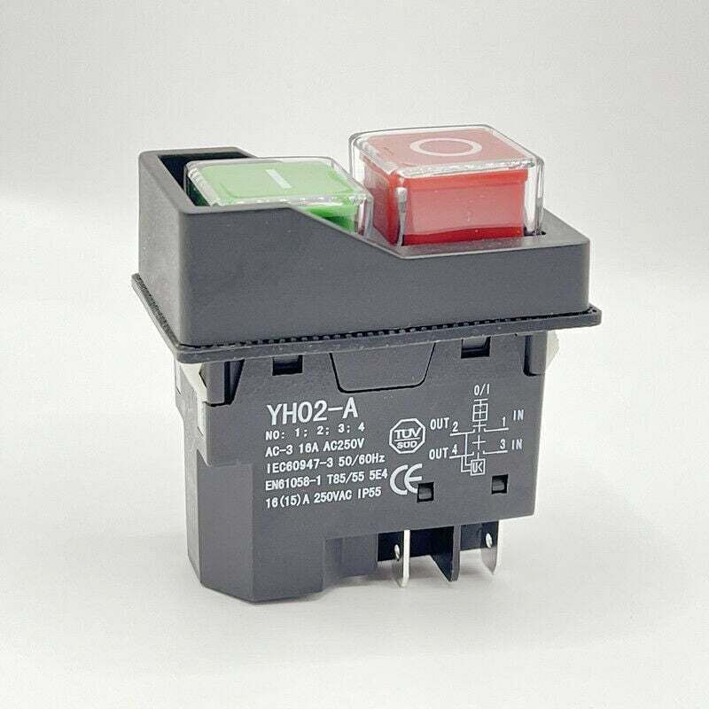 Wasserdichter 4-poliger Magnetischer Ein-/ausschalter, 250 V, 16 A, Für Werkzeugmaschinen – Morechoice