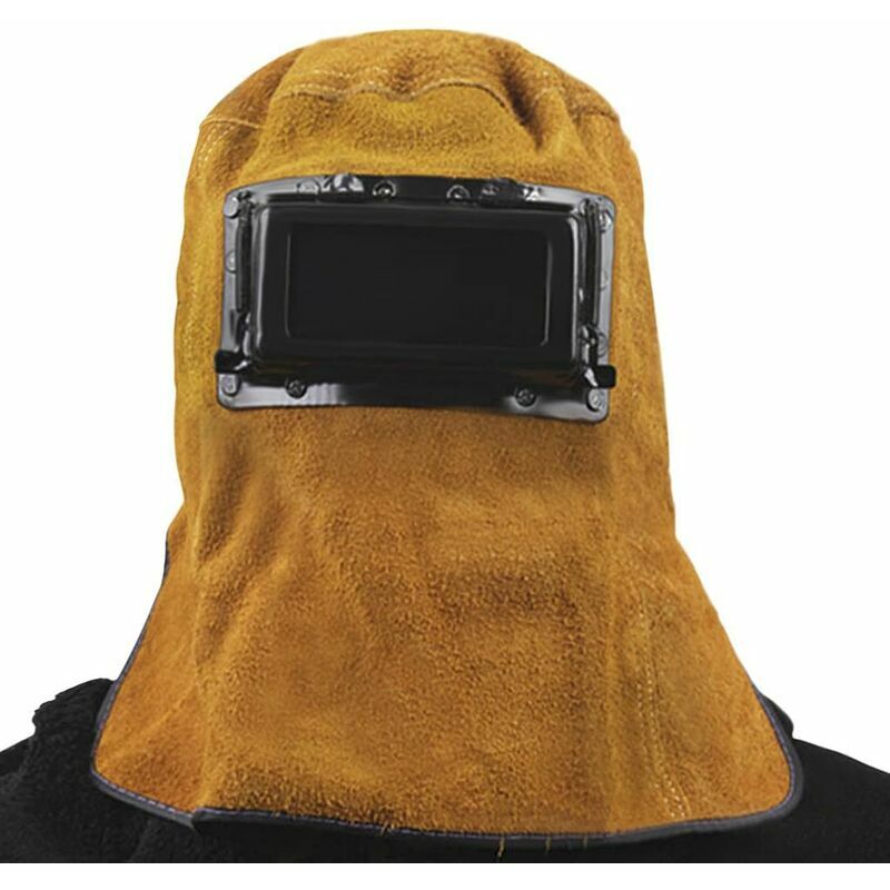 Professioneller Schweißerhelm Aus Leder Mit Schutzvisier – Komfortable Und Ergonomische Maske Für Anfänger Und Erfahrene Schweißer