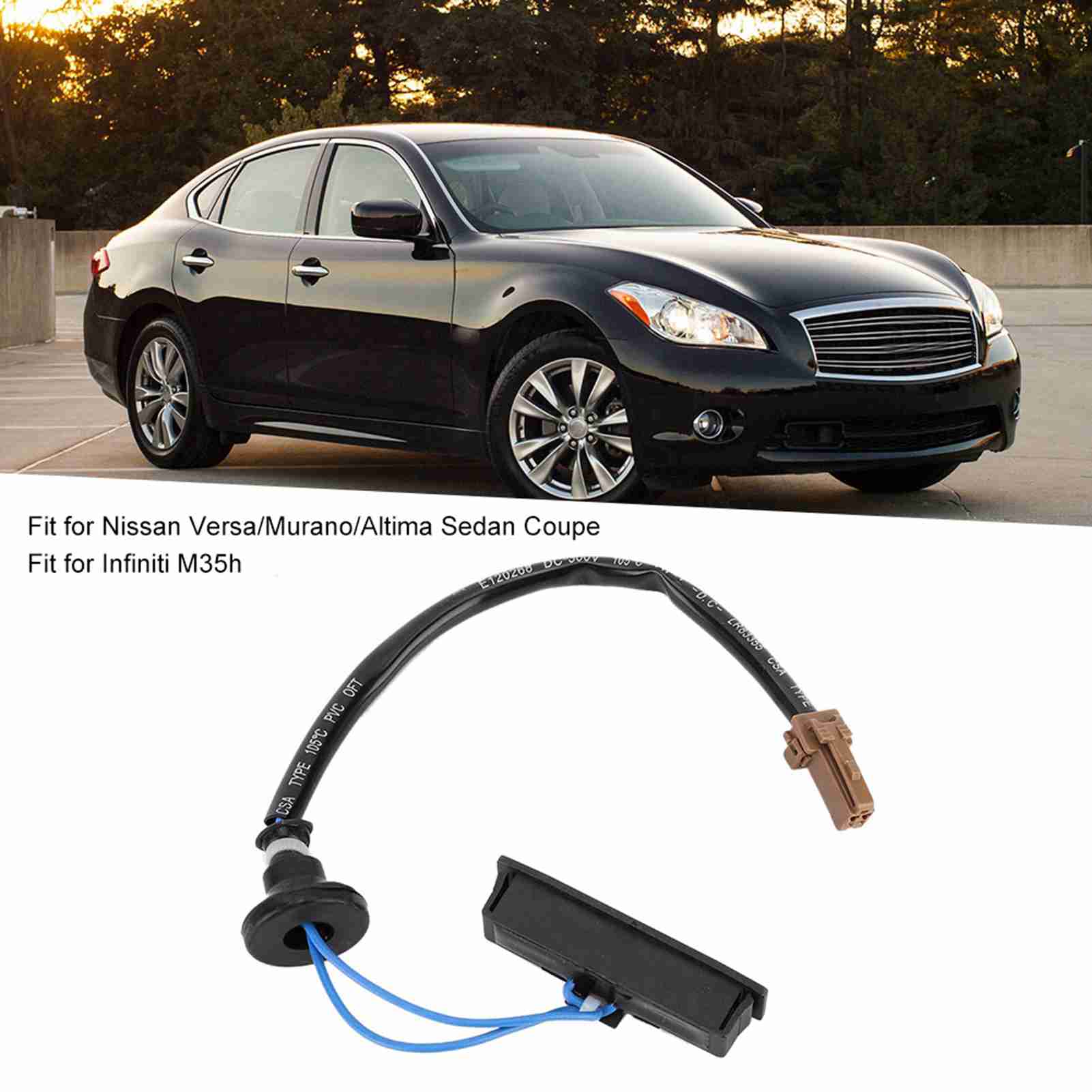Kofferraumschalter Für Infiniti Nissan Altima Versa 25380ed000 - Schwarz, Abs - Einfache Montage