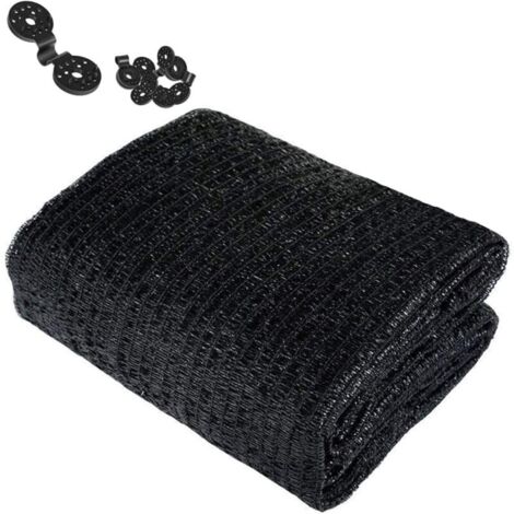 Sonnenschutznetz, Netzabdeckung, Blockiert 50 % Der Uv-strahlen, Schwarz, Geeignet Für Gartenpflanzen, Blumen, Gewächshäuser, Scheunen- Oder Hundezwingerdächer, 2 M X 5 M